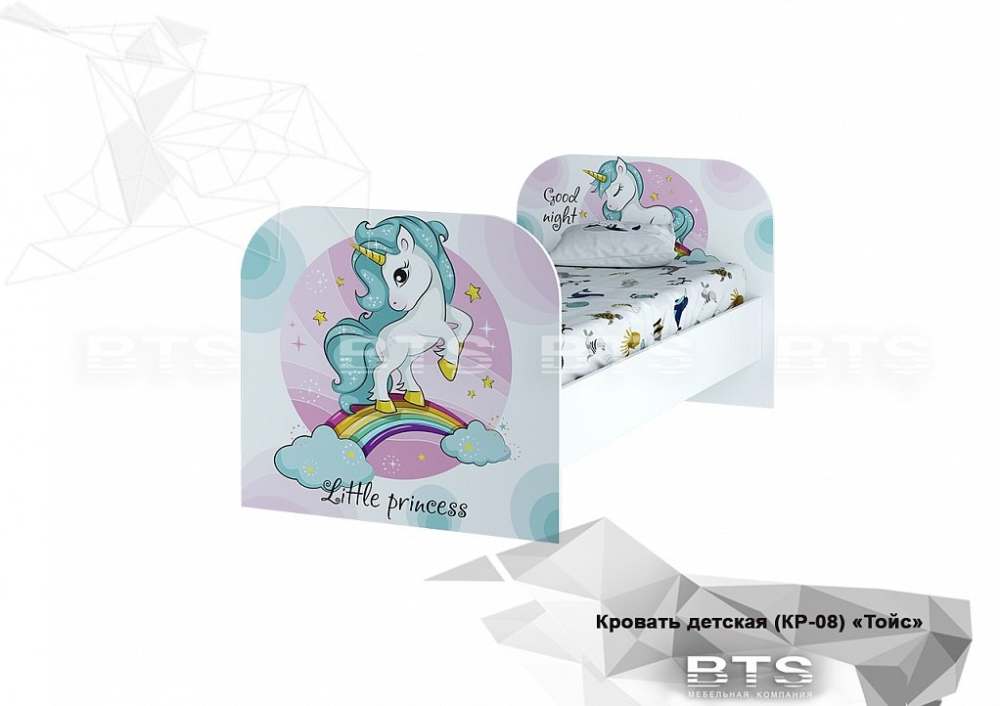 Кровать «Тойс» Little Pony КР-08