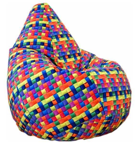 Кресло мешок велюр  «Xpoint » Кубики