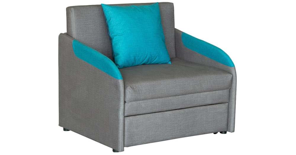 Кресло-кровать «Громит 85» ТД 133 Осло лагун темный лазурный