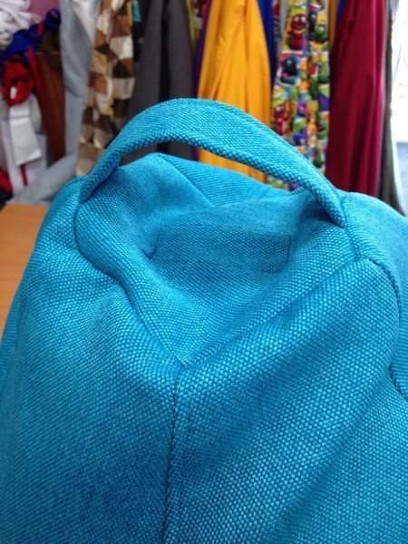 Кресло мешок рогожка  «Импульс» Бирюза