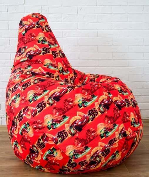 Кресло мешок велюр  «Xpoint » Тачки