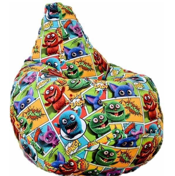 Кресло мешок велюр  «Xpoint » Монстры