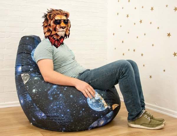 Кресло мешок терможаккард «Космос»