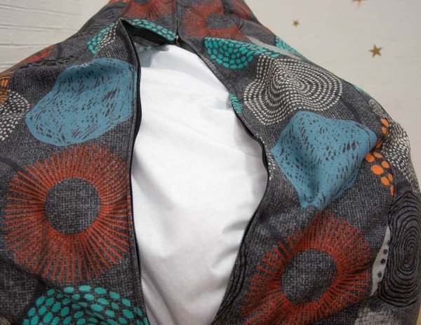 Кресло мешок терможаккард «Цветы Пикассо»