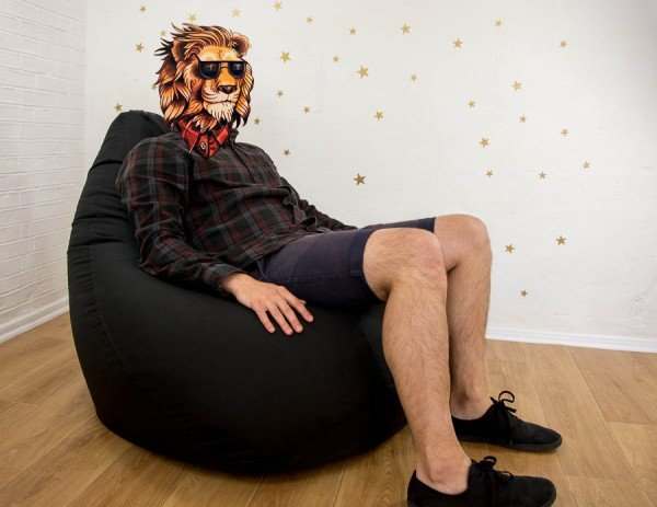 Кресло мешок ткань «Оксфорд» Черный